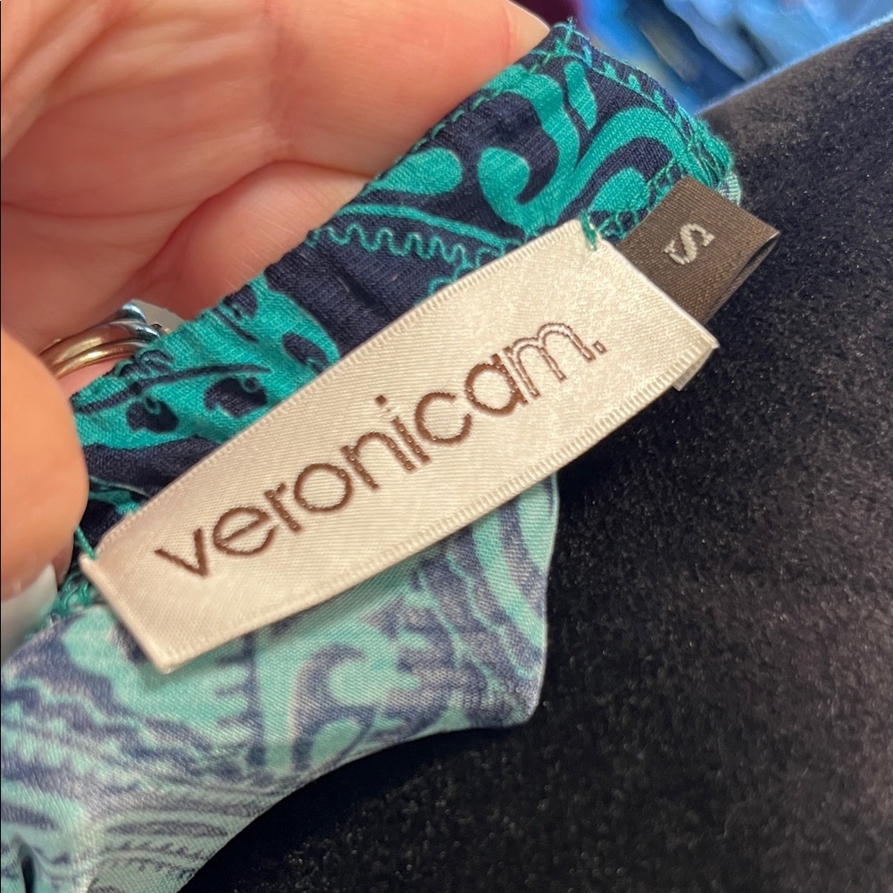 Elegant Teal Paisley Women's Tube Top - Picture 5 of 5